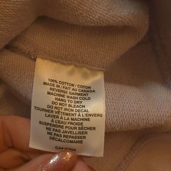 OVO Cropped Hoodie Light Lvender Purple Owl Design Drake Size M - Picture 8 of 9